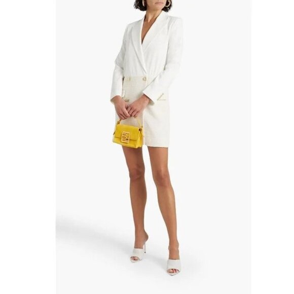 10 Crosby Derek Lam Dresses & Skirts - New DEREK LAM 10 CROSBY Chiara button-detailed twill and metallic tweed P1796